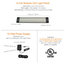Lightkiwi S7471 6" Cool White Modular LED Under Cabinet Lighting 4-Panel Kit