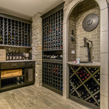 Custom Wine Cellar & Basement Bar