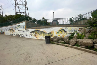 Michigan Fish - Mural by Design