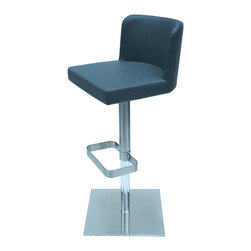 Grace Swivel Hydraulic Stool | Grey - Bar Stools And Counter Stools