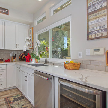 Temecula Kitchen Remodel with Wine Fridge