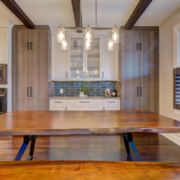 Contemporary Rustic Open Kitchen