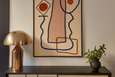 Dining room - mid-sized contemporary dining room idea in DC Metro