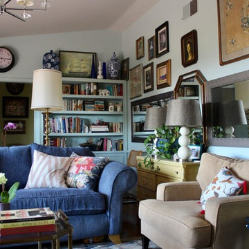 Colorful Living Room/Library/Family Room