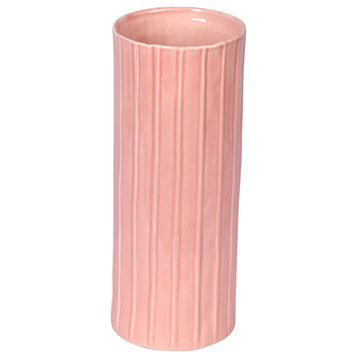 Vickerman 11" Sand Pink Ceramic Pot