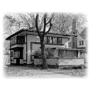 Prairie Style architect's own home, William Drummond 1913