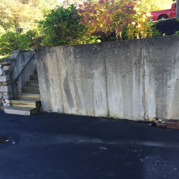 North Andover MA retaining wall