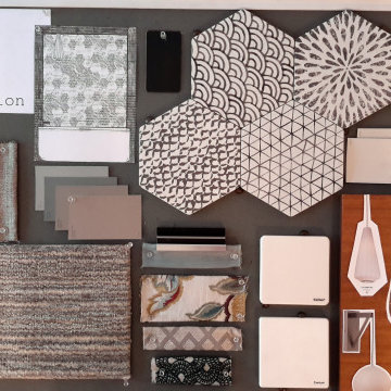 Mood Board with finishes