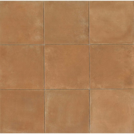 Cotto Nature 14"x14" Gloss Porcelain Field Tile, Siena