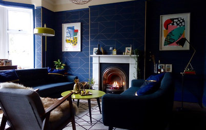 An Edwardian Home Gets a Bold New Living Room
