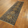 New Beautifully Hand Knotted Balouch Rug 2' 8" X 9' 5" Navy Wool Runner P799