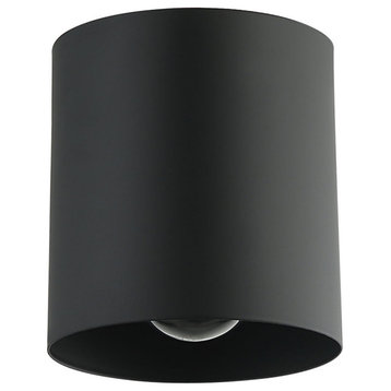 Flush Mount Ceiling Light Theron Integrated LED, Matte Black