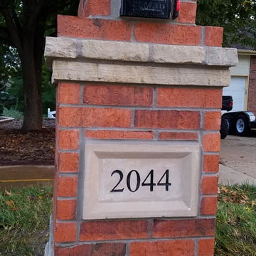Stone and brick Mailbox Wildwood