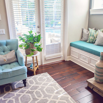 Coastal cushion colors enhance living space