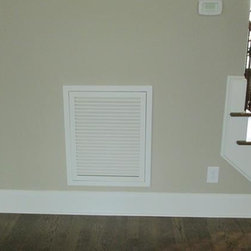 Installed Wood Return Air Filter Grille - Registers Grilles And Vents