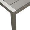 Highly Functional Easy Movable Outdoor Side Table, Gray