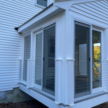 Complete Enclosed Porch Renewal and Reconstruction