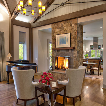 Living Room + fireplace