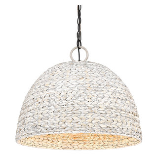 Payton Mini Pendant With Clear Glass - Beach Style - Pendant Lighting - by  Golden Lighting