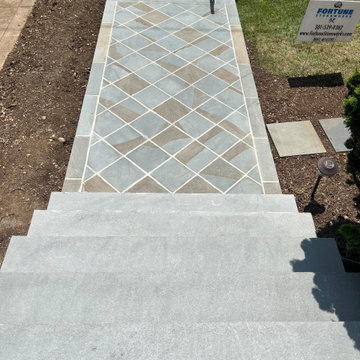 Thermal Full Color Diamond Pattern Walkway in Tenleytown, Washington DC