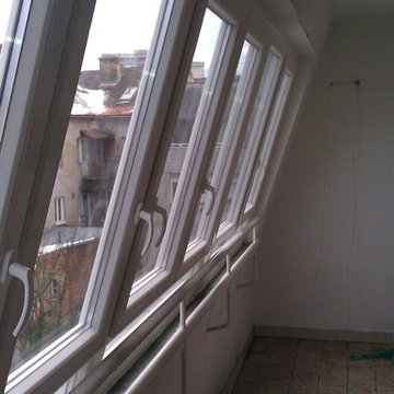 Slanted windows