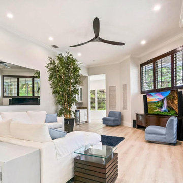 Lakewood Ranch Family Room Remodel with Plantation Shutters