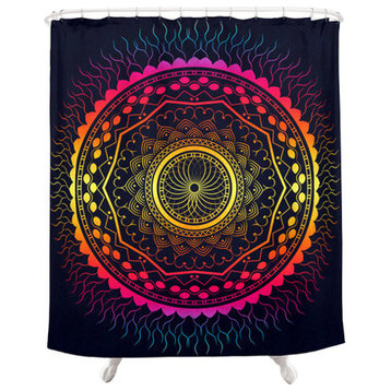Psychedelic Mandala Shower Curtain
