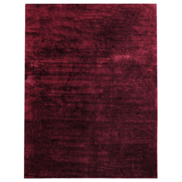 Soft Washable Area Rug, Red, 5'3"x7'3"