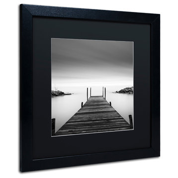 'Leuty' Matted Framed Canvas Art by Dave MacVicar