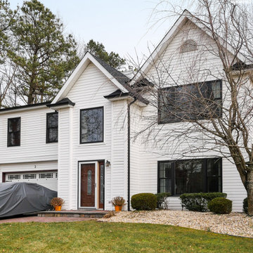 New Black Windows in Superb Home - Renewal by Andersen Long Island, Queens and B
