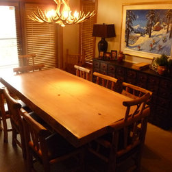 Live Edge Dining Table - Kitchen And Dining Furniture
