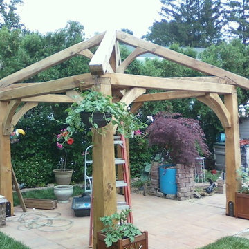 Timber Framed Structures, Arbors, Trellises, Pergolas, Trelisses in NYC, NJ, CT
