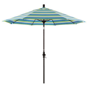 7 5 Wood Umbrella Contemporary Outdoor Umbrellas By California Umbrella