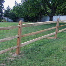 split rail fence