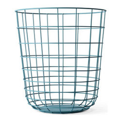 Wire - Bin Emerald Green - Wastebaskets