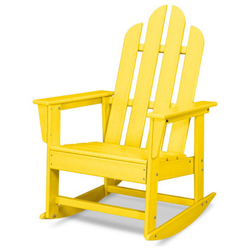 Polywood Long Island Rocking Chair, Lemon