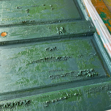 Stripping Old Paint to Uncover a Beauty.