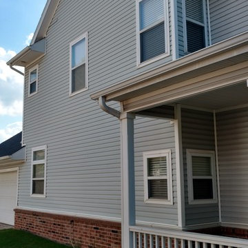 Construction project of town homes by Total Business & Building Solutions.