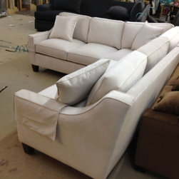 "Jessica" (Pillowback) - Sectional Sofas