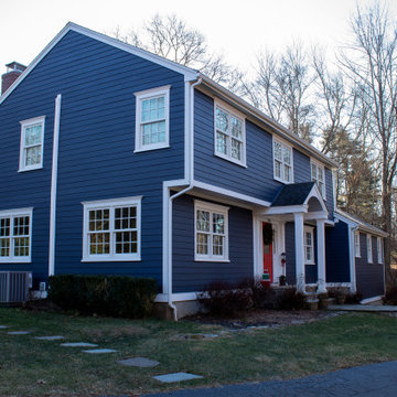 James Hardie Deep Ocean Siding in Wilton, CT