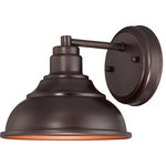 Savoy House - Dunston Dark Sky Outdoor Wall Sconce, 7.5" - The Dunston outdoor light has a design inspired by vintage lanterns, complete with simple lines and a rich English bronze finish.