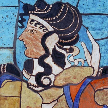 Ceramics Mega-mural at a residence in Tegucigalpa