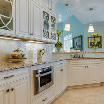 Microwave drawer and glass mouldings