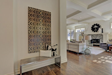 Example of an entryway design in Calgary