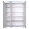 100% Solid Wood Large Shelf for Kyle Wardrobes Only, White