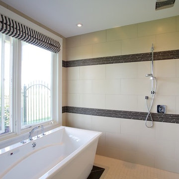 Masculine Contemporary Master Bath (Shower)