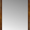 32"x50" Custom Framed Mirror, Light Brown