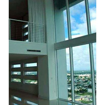 Column Before Stone Overlay Application