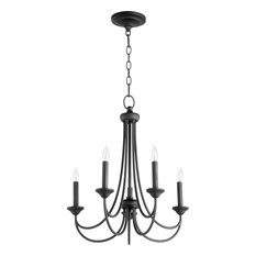 Brooks 5-Light Chandelier, Noir