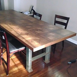 Parquet Table - Table Tops And Bases
